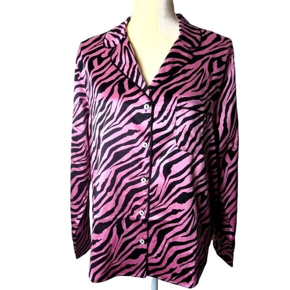 VICTORIA'S SECRET Afterhours Satin Sleep Top Size M Made in Indonesia. - Picture 1 of 8
